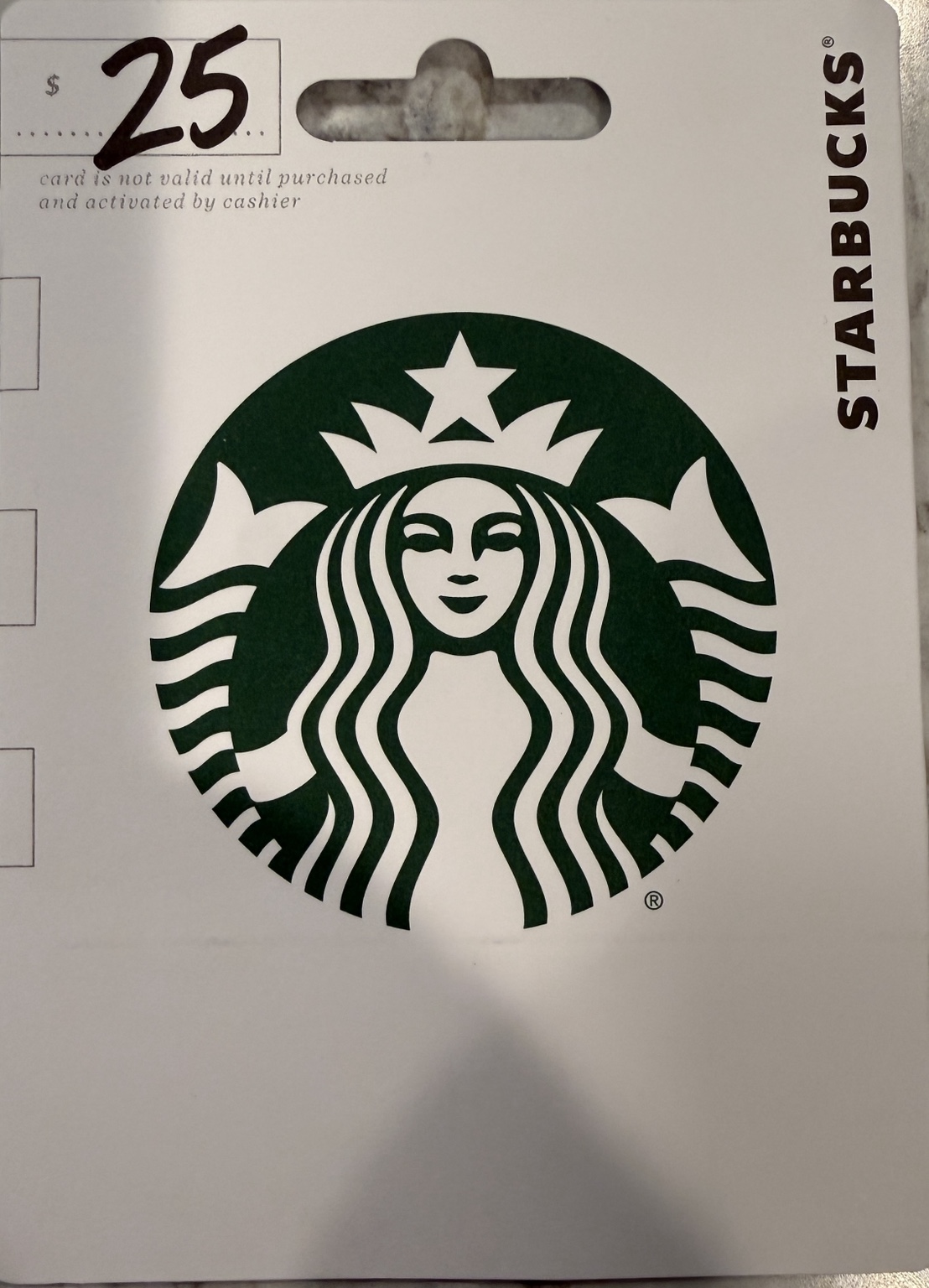 Starbucks gift card